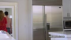 blond cougar milf relaxes with hardcore anal assfucking on stud cock