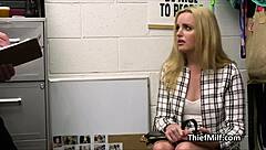 makin this bitchy milf squirt hard in backroom... she suspects nothin