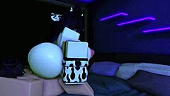 wanna see me slam my big-cock cow slut costume doggystyle in roblox? 😈🐄