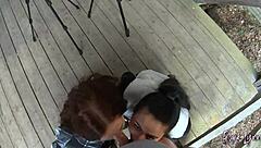 Pov bts sucking his huge cock together on vacation public threesome blowjob cum swap and swallow mouthful