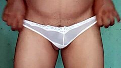 damn im so horny dancin in white panties lingerie pantyhose feelin sexy mexican heat