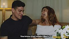 horny redhead agatha and her tiny tits love hardcore fuck with companions son in hd