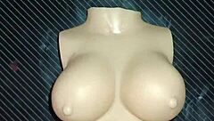 Dolly begs for double penetration then I explode on her tits