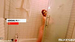 abigail morris rocks her huge tits and massive ass as total nympho redhead