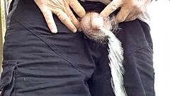 i can't stop pissing again today neighbors watch my small cock