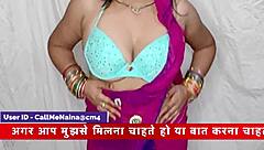 naina the desi auntie chats naughty in hindi while fingering her wet pussy on webcam