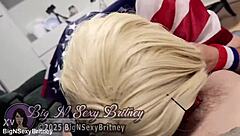 Sexy Britney's throat wrecked by dick in amateur POV comp vol 3