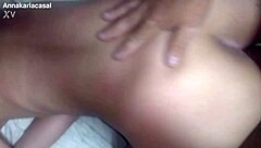 Safado Nerd Pounds Skinny Amateur Wife's Tight Ass with Monster Cock in Homemade Lingerie Session