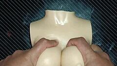 Dolly begs for double penetration then I explode on her tits