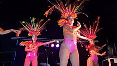 Sambão 2022 Big Ass in Tight Leggings and Stockings