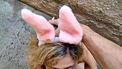 imagine being this submissive slut serving as carnival alley urinal swallowing mouthful