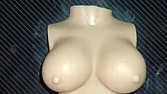 Dolly begs for double penetration then I explode on her tits