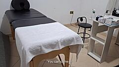 real doctor fingers my ass deep in rectal exam close up on desk making me submit