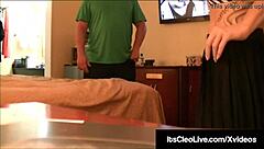 cam cutie its cleo slurps deepthroat cumshot on freckles