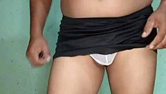 damn im so horny dancin in white panties lingerie pantyhose feelin sexy mexican heat