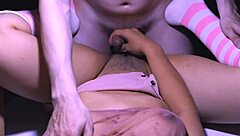 Stepdad and best friend sneak creampie fun in kitchen while girlfriend cheats hardcore young teen style 😈🔥