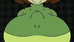 chara's massive tits squeezed tight around throbbing cock in titty fuck frenzy