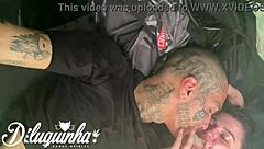 i spot sexy tattooed big pussy girl at rave camp and fuck her squirting outdoors pov