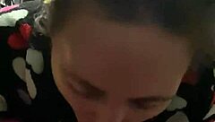 Kneeling Under Desk Licking Monster Cock Before Swallowing Huge Cum Mouthful POV