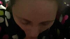 Kneeling Under Desk Licking Monster Cock Before Swallowing Huge Cum Mouthful POV