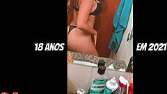 Aiii 18yo Brazilian teen's first anal creampie face blast from SP interior ride 🍑💦🔥