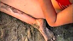 Stranger Sucks My Huge Cock on Beach!