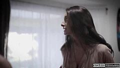 OMG teen finally gives virginity to stepdad deepthroat and fuck 😱🍆💦