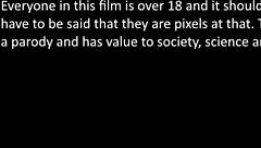 Demon futa bathes with friends giving big tit blowjobs