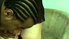 Hey, watch me take this big black cock deep in every hole while hubby watches helplessly!