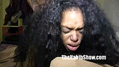 Tattooed Rican hood chick hooks up with chocolate milf