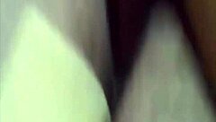 Latina babe rides huge cock with deep squats then milks cum with sloppy blowjob