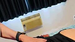 cogiendo esta casada curvy en fishnets skirt mientras su esposo viaja