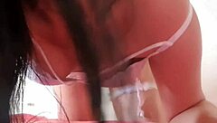 why's this horny latina slamming cock so wild beggin to cum all over?