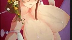 Big-Breasted Trans Widowmaker Rides Thicc Cock Cowgirl