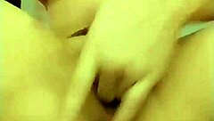 Hey, catch her stroking pussy while I spy secretly now