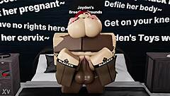 nasty thick redhead railed hard