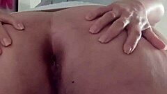 bbw mature flashes huge tits big ass in steamy shower!