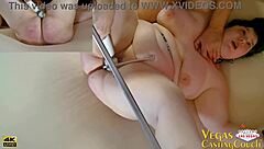 Vegas Gal Bound Blindfolded Takes Deep Anal POV With Toys Electro Shock And Huge Cock