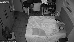 they pretend to forget the camera while going crazy licking huge asses in the bedroom