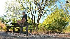 we're havin a sexy picnic flashin natural tits outdoors