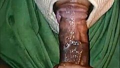 Masked Girl Delivers Super Sloppy Deep Throat!