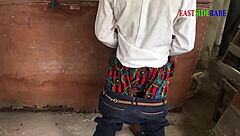 bbw neighbor bends over shaved pussy wet for monster bbc doggystyle church visit