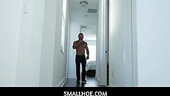 Tiny Latina Teen Stepdaughter's Big Tits Destroyed By Stepdad