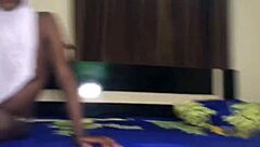 ebony homemade quickie turns her squirting into wild water flood