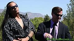 Nuru Masseuse Gulps Down Every Drop Of Hot Jizz After Hardcore Handjob Fuck!