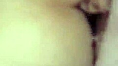 stretching wife's tight asshole with anal creampie cumshot