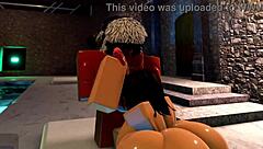 roblox slut begs for rough big black cock pounding?