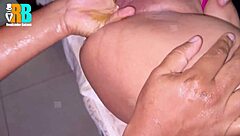 Baiano studs gangbang tourist wife in front of cuckold? Sheer lingerie slut