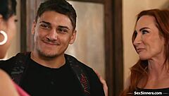 my girlfriend's stepson got rougher than expected and i kinda love it