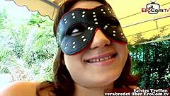 i couldn't resist joining two hot german brunettes for epic ffm monster cock threesome